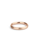 Oval Satin Wedding Band - 3mm