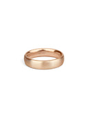 Oval Satin Wedding Band - 5mm