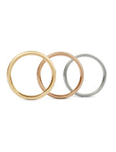 Oval Satin Wedding Band - 5mm