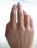 Oval Lab Diamond Mirror Ovolo Ring