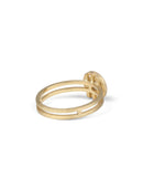 Pale Green Sapphire Small Nova Ring