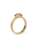 Pale Green Sapphire Small Nova Ring
