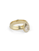 Pear Lab Diamond Mirror Contour Ring