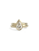 Pear Lab Diamond Mirror Contour Ring
