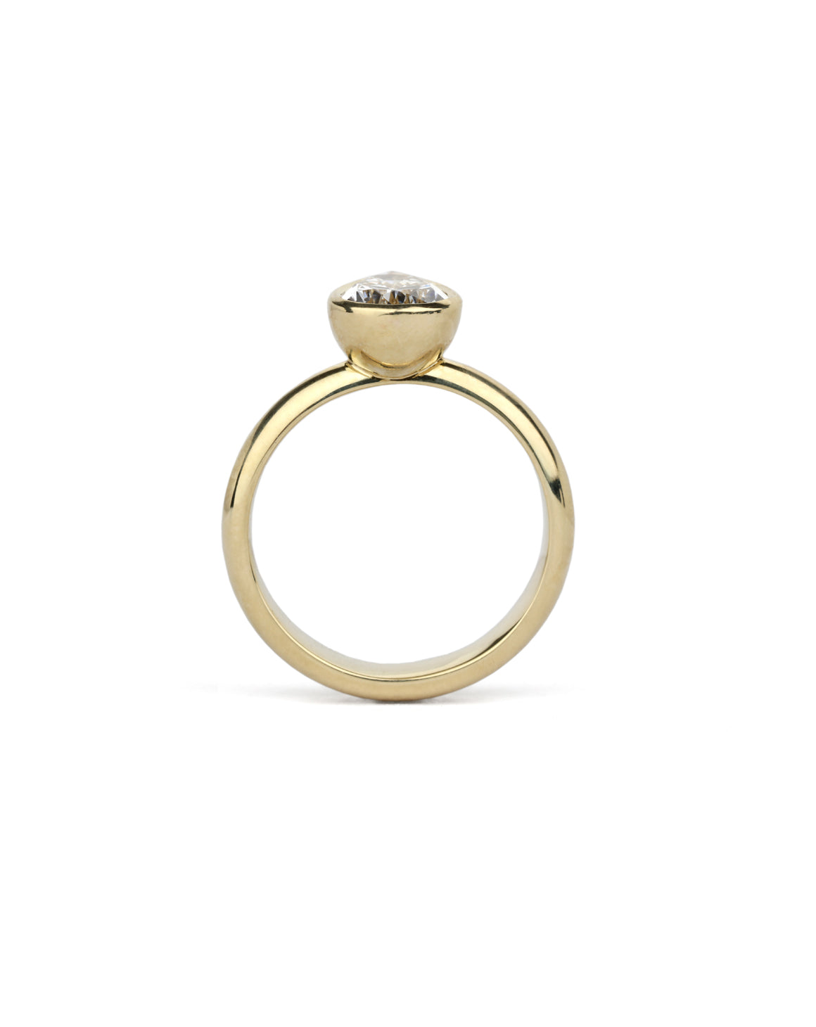 Pear Lab Diamond Mirror Contour Ring