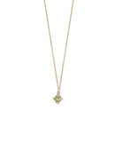 Peridot Mini Solo Birthstone Pendant - Round