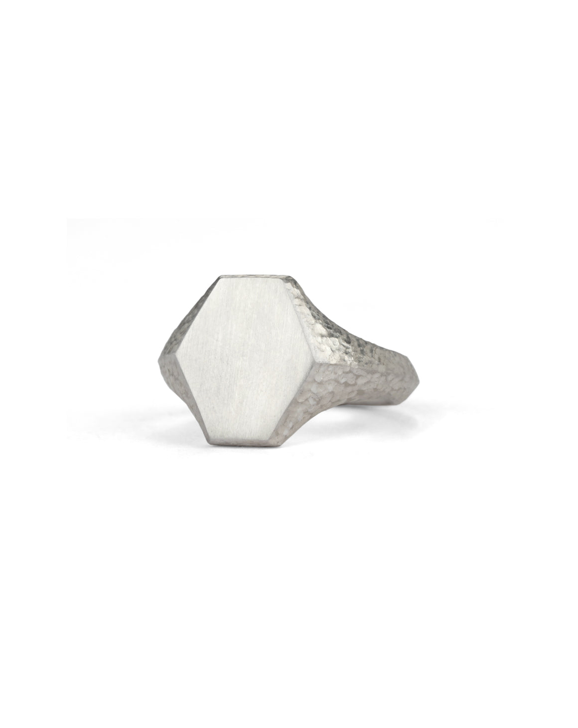 Roman Hexagon Signet Ring I - 9ct Gold