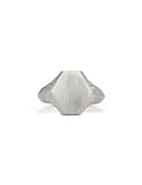 Roman Hexagon Signet Ring I - AgAin Silver
