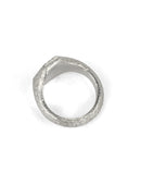 Roman Hexagon Signet Ring I - AgAin Silver