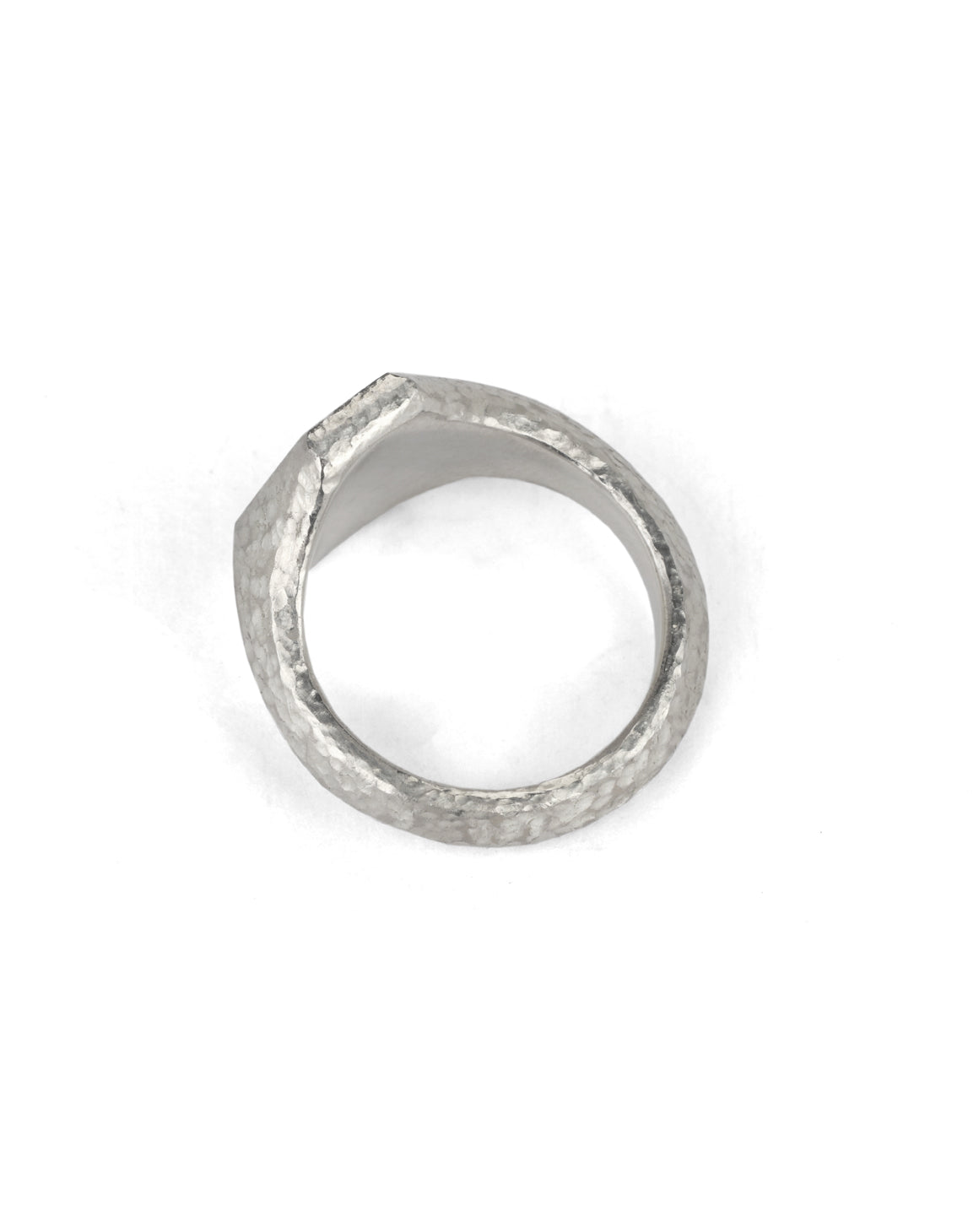 Roman Hexagon Signet Ring I - AgAin Silver