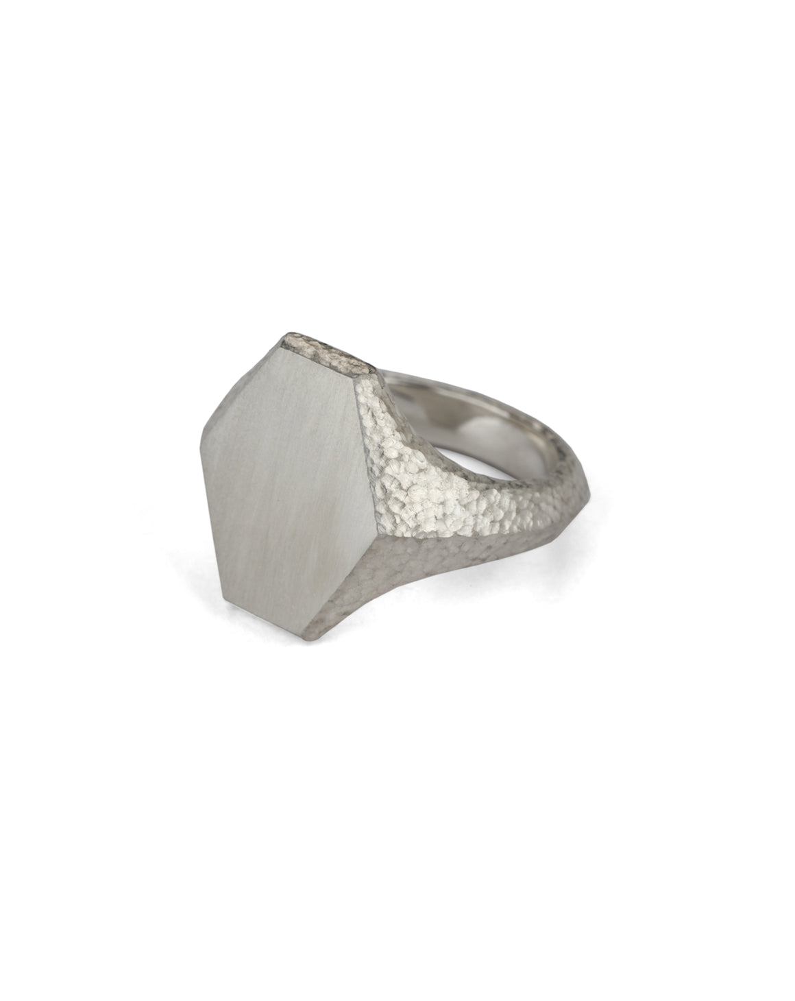 Roman Hexagon Signet Ring II - 18ct Gold