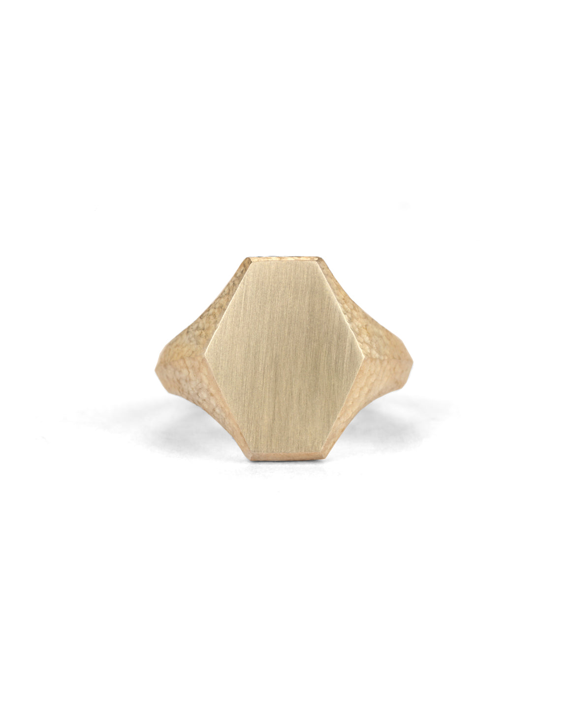 Roman Hexagon Signet Ring II - 18ct Gold