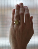 Roman Hexagon Signet Ring II - 18ct Gold