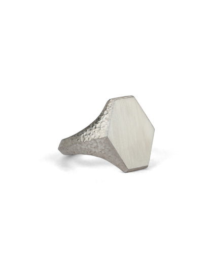 Roman Hexagon Signet Ring II - 9ct Gold