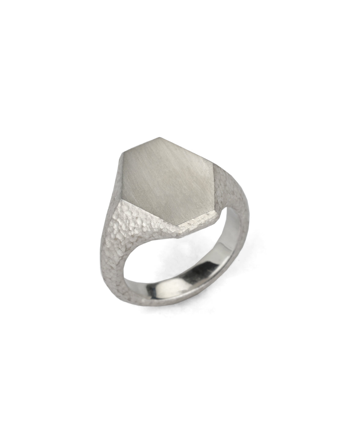 Roman Hexagon Signet Ring II - 9ct Gold