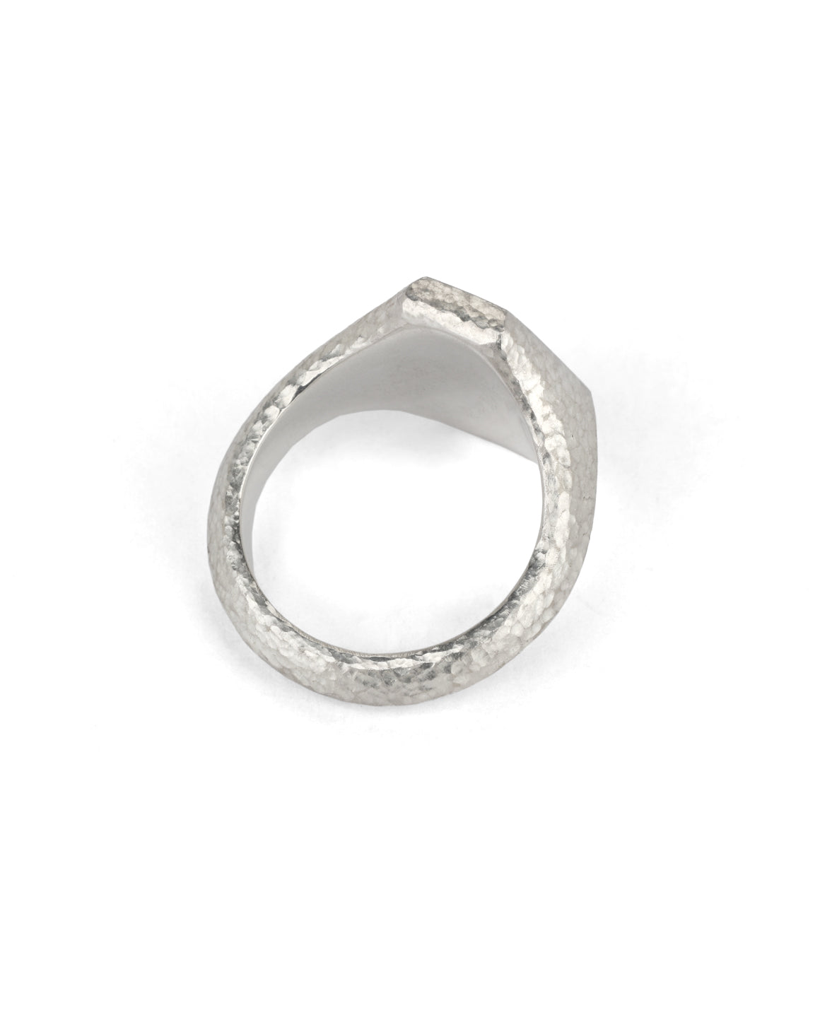 Roman Hexagon Signet Ring II - AgAin Silver