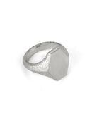 Roman Hexagon Signet Ring II - AgAin Silver