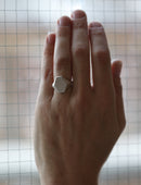 Roman Hexagon Signet Ring II - AgAin Silver