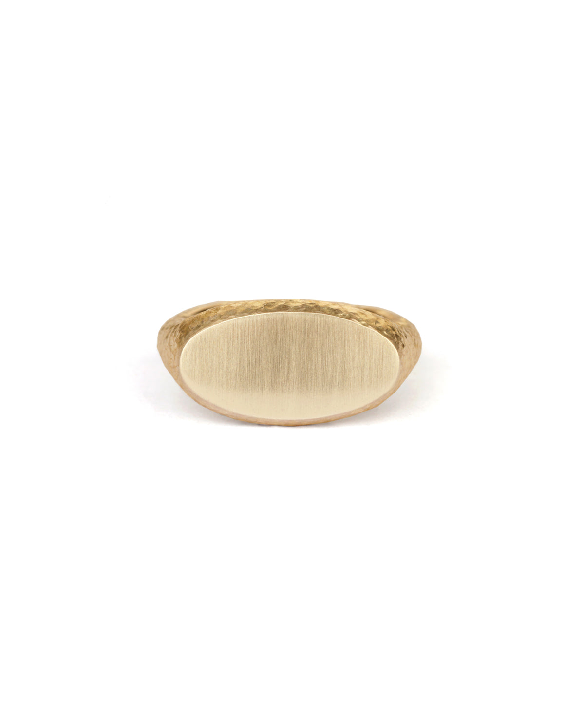 Roman Oval Signet Ring II - 18ct Gold