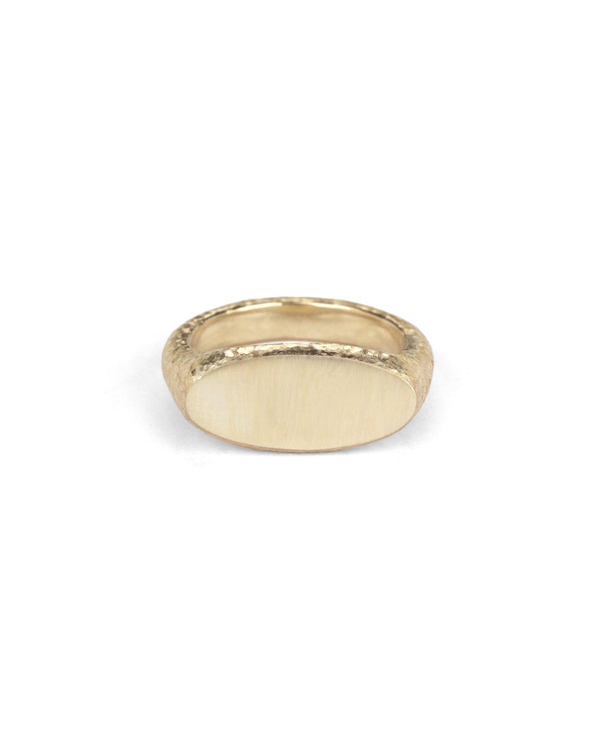 Roman Oval Signet Ring I - 18ct Gold