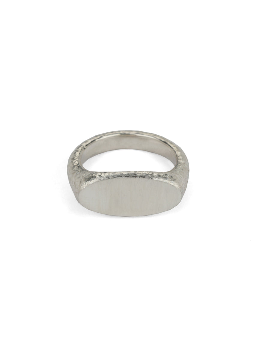 Roman Oval Signet Ring I - 9ct Gold