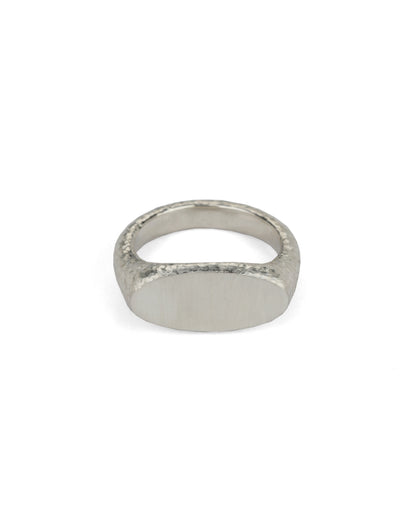 Roman Oval Signet Ring I - 9ct Gold