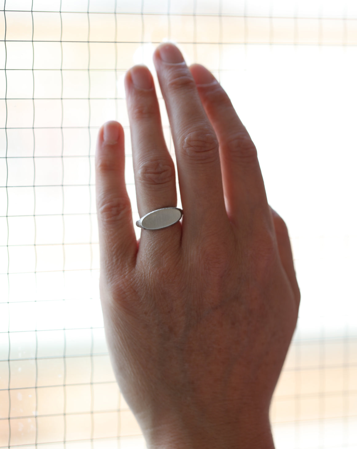 Roman Oval Signet Ring I - 9ct Gold
