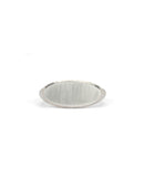 Roman Oval Signet Ring I - AgAin Silver