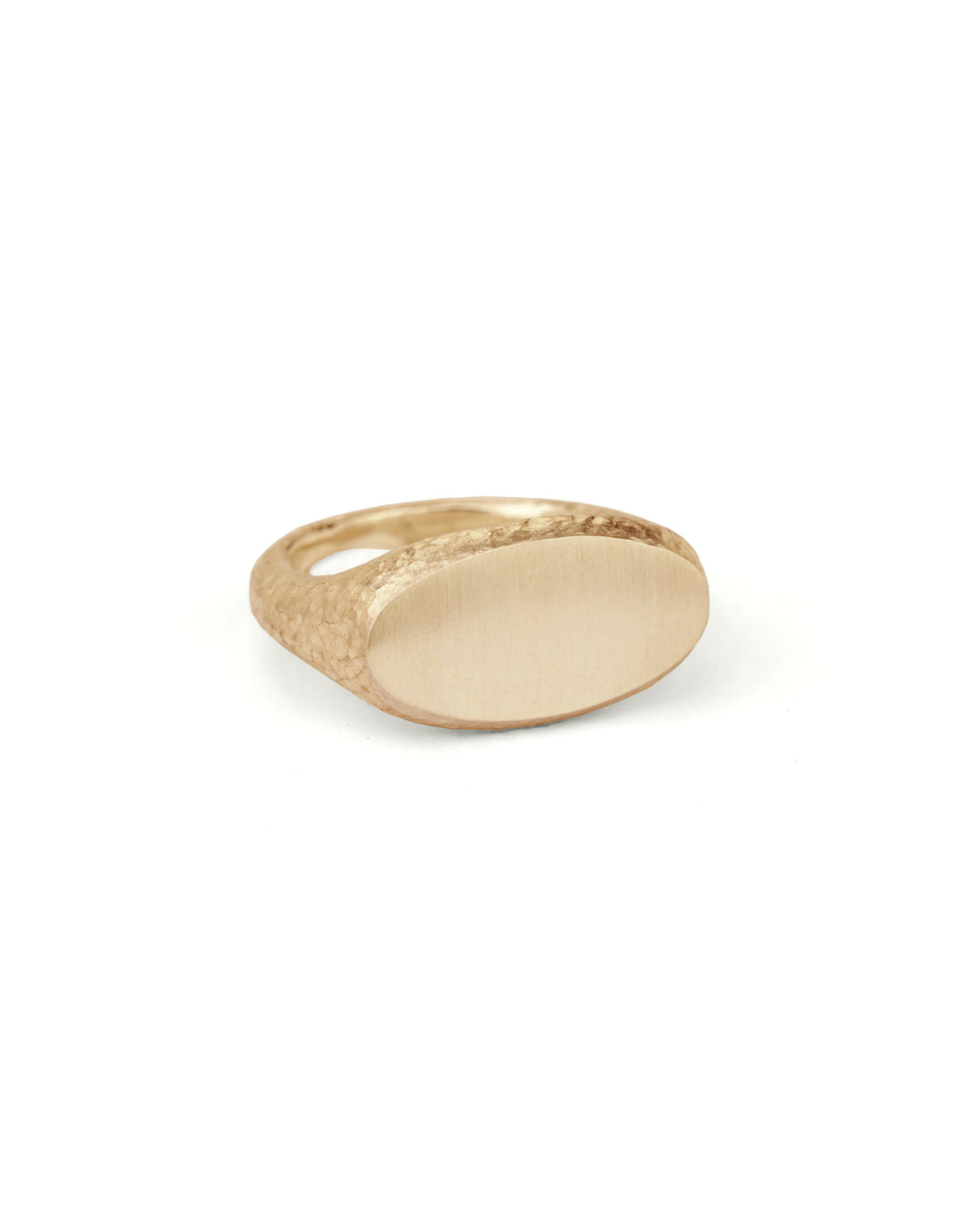 Roman Oval Signet Ring II - 9ct Gold