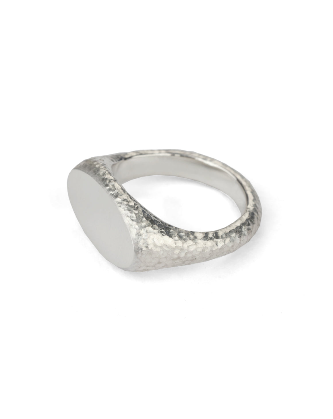 Roman Oval Signet Ring II - AgAin Silver