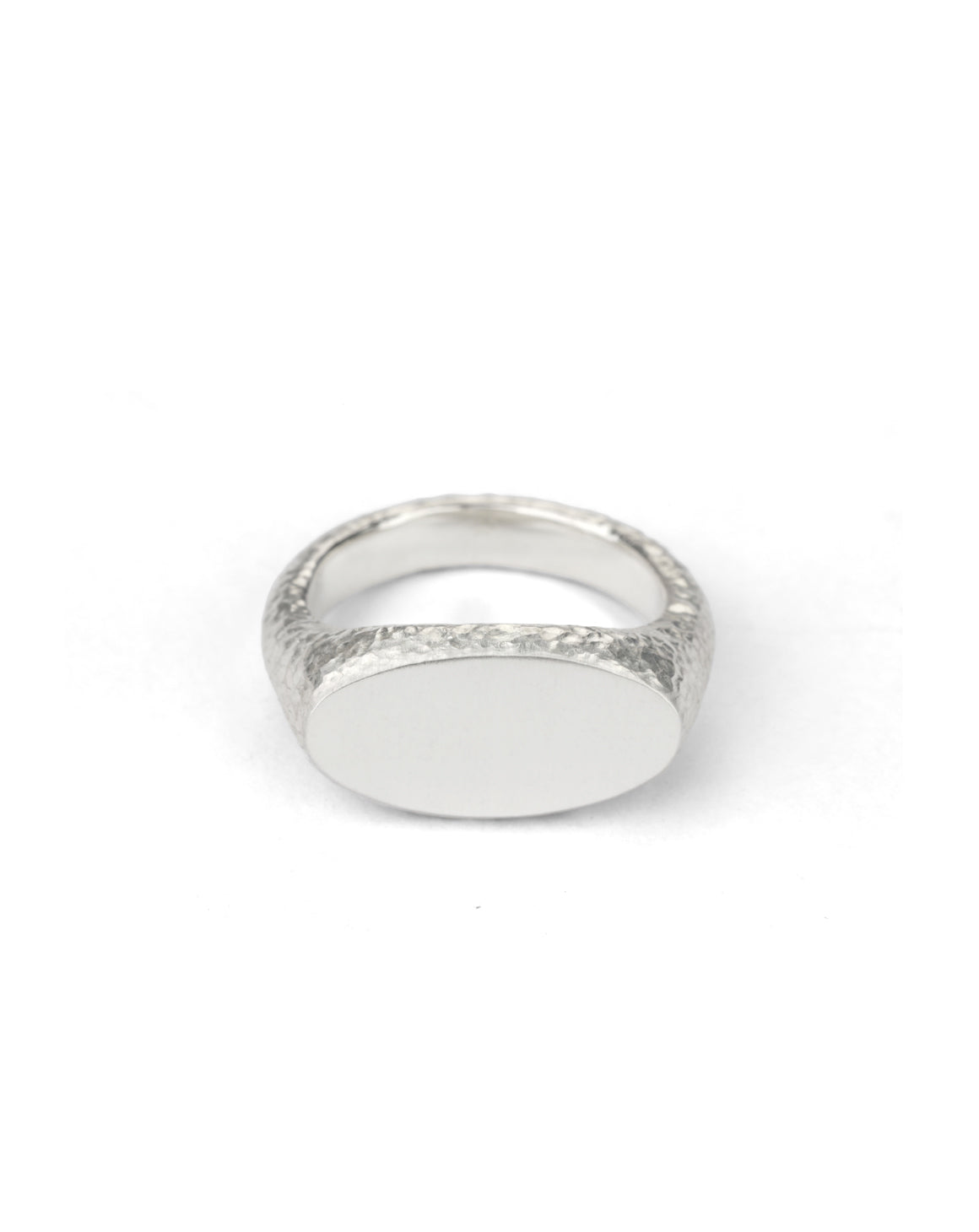 Roman Oval Signet Ring II - AgAin Silver