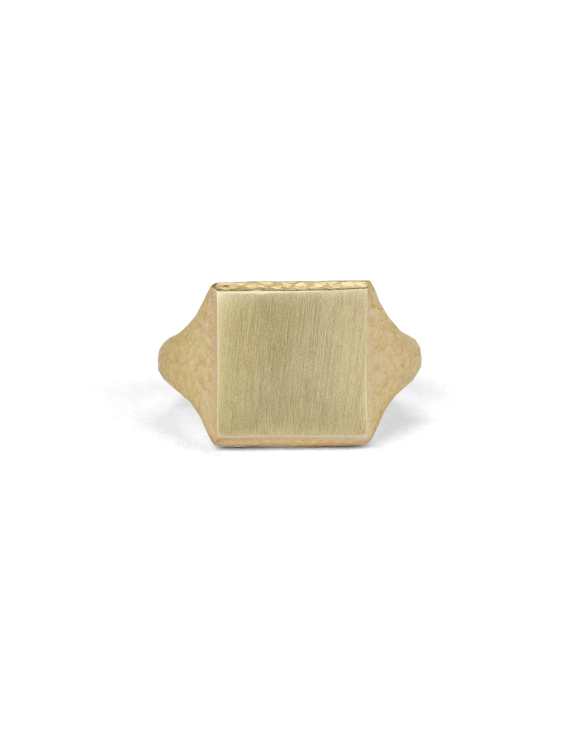 Roman Square Signet Ring I - 18ct Gold