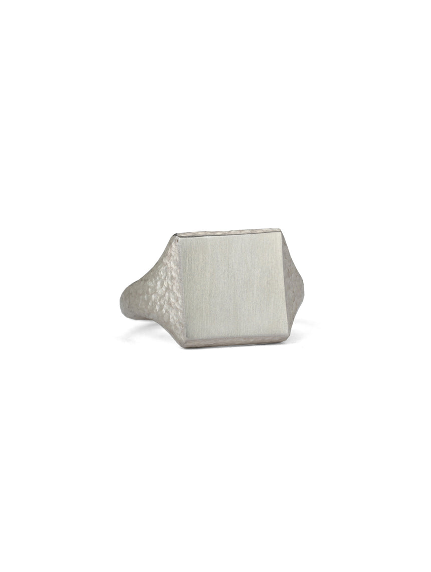 Roman Square Signet Ring I - 9ct Gold