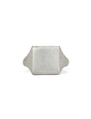 Roman Square Signet Ring I - AgAin Silver