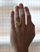 Roman Square Signet Ring II - 18ct Gold