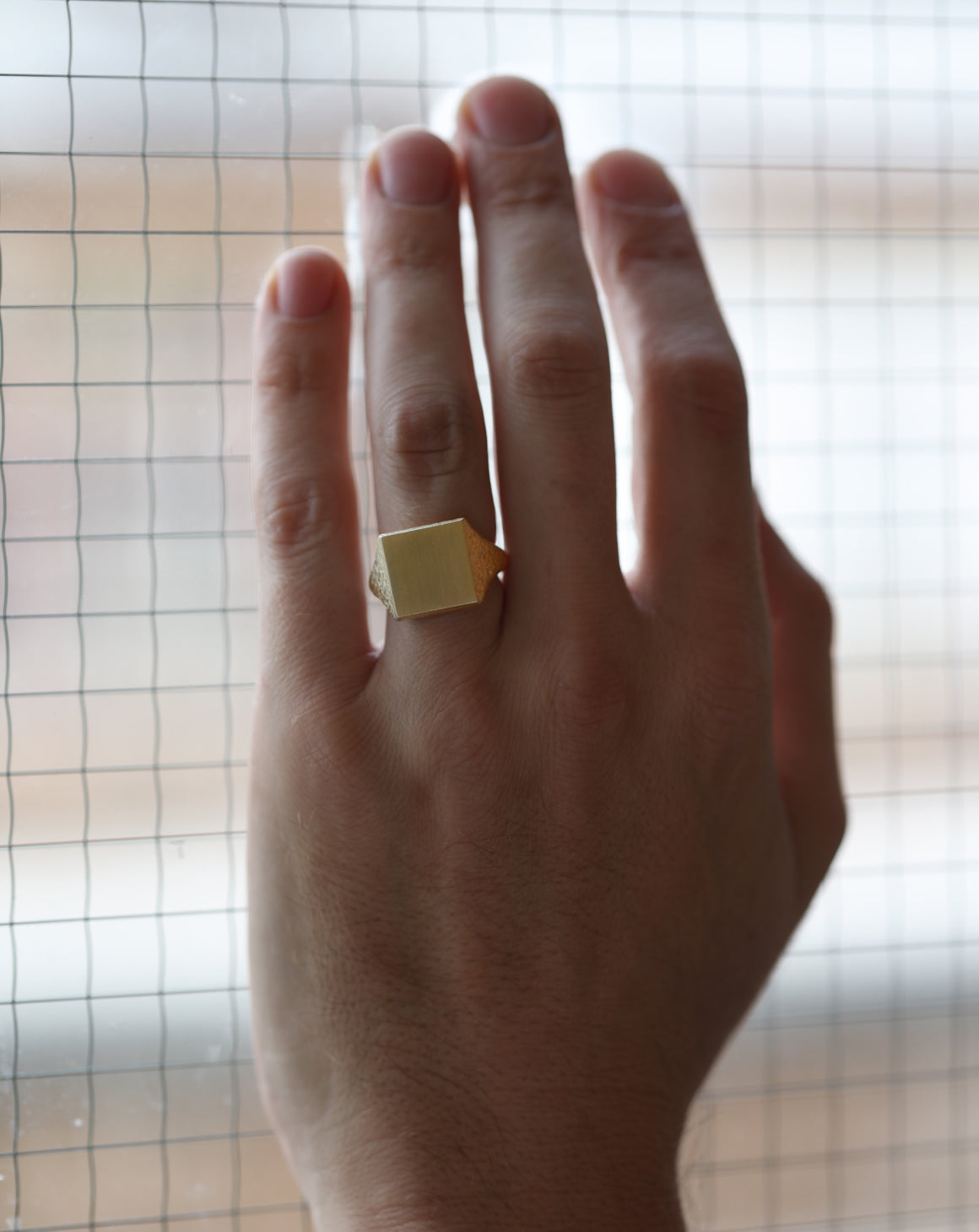 Roman Square Signet Ring II - 18ct Gold
