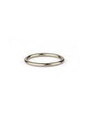 Round Polished Wedding Band - 1.6mm