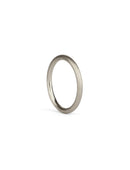 Round Textured Wedding Band - 2mm