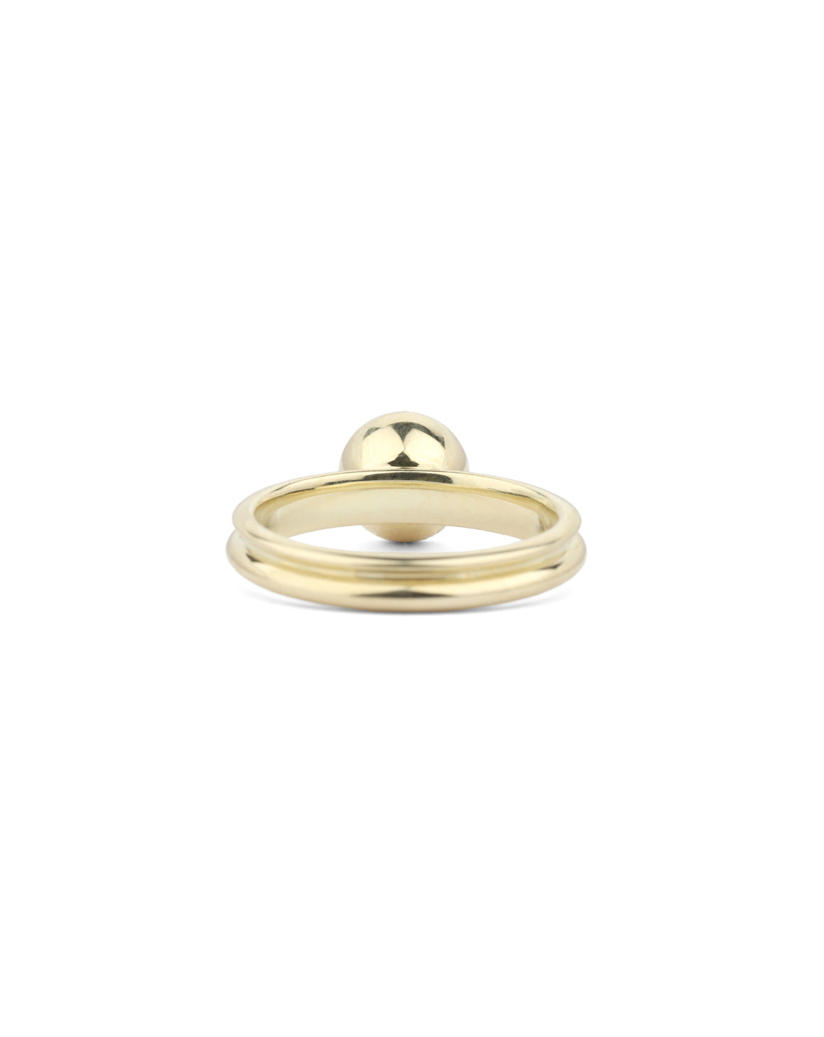 Round Lab Diamond Mirror Nephros Ring