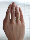 Round Lab Diamond Mirror Nephros Ring