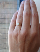 Diamond Solo Split Ring - 0.70ct