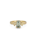 Sage Sapphire Altus Trilogy Ring