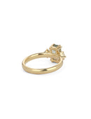Sage Sapphire Altus Trilogy Ring