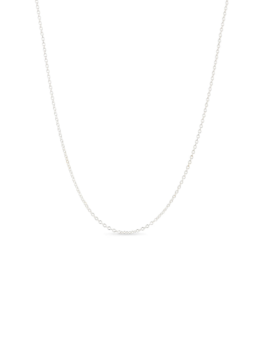 Silver Ellipse Chain - Fine