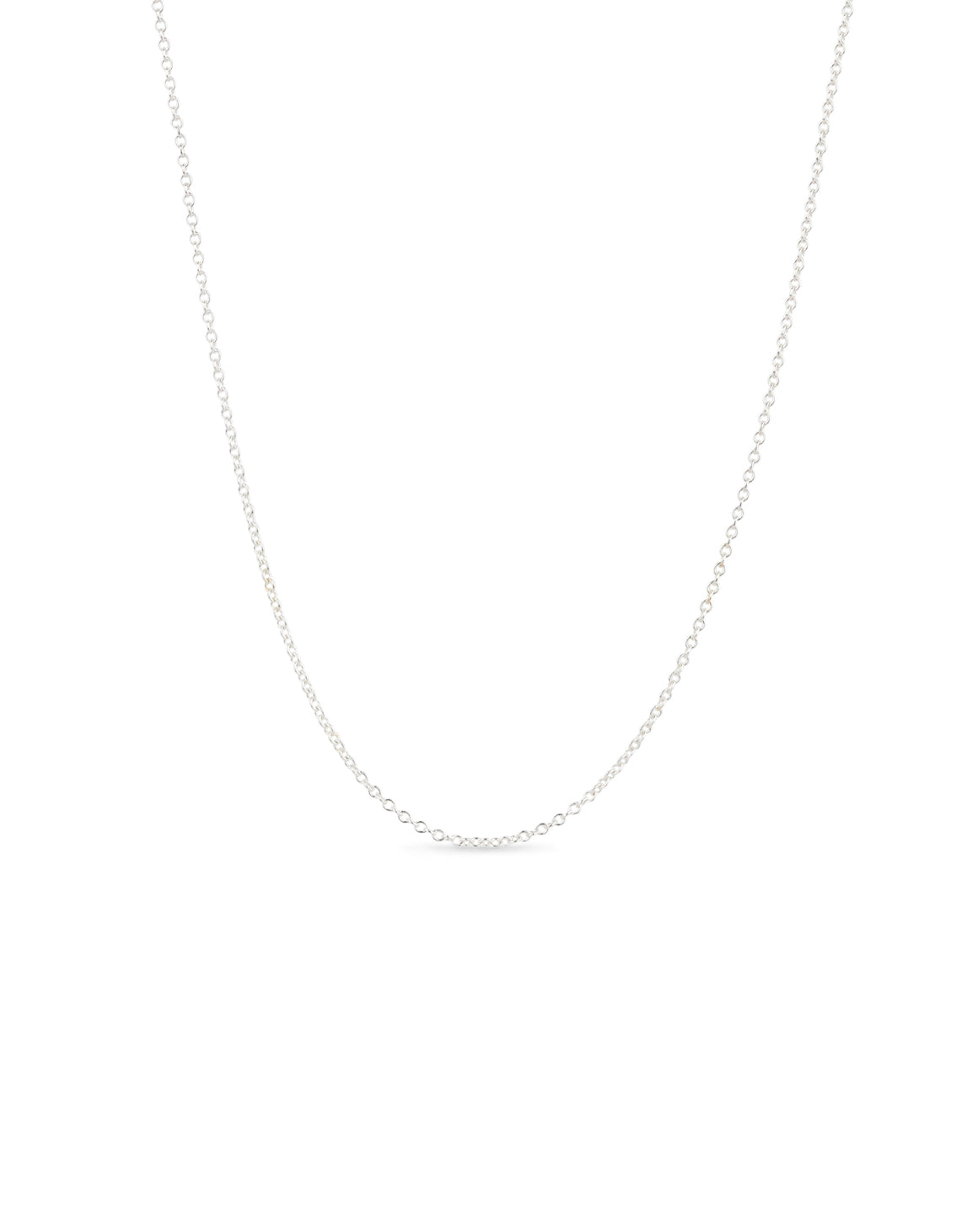 Silver Ellipse Chain - Fine