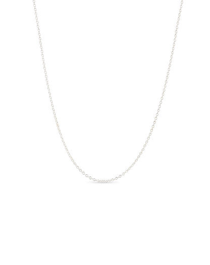 Silver Ellipse Chain - Fine