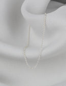 Silver Ellipse Chain - Fine