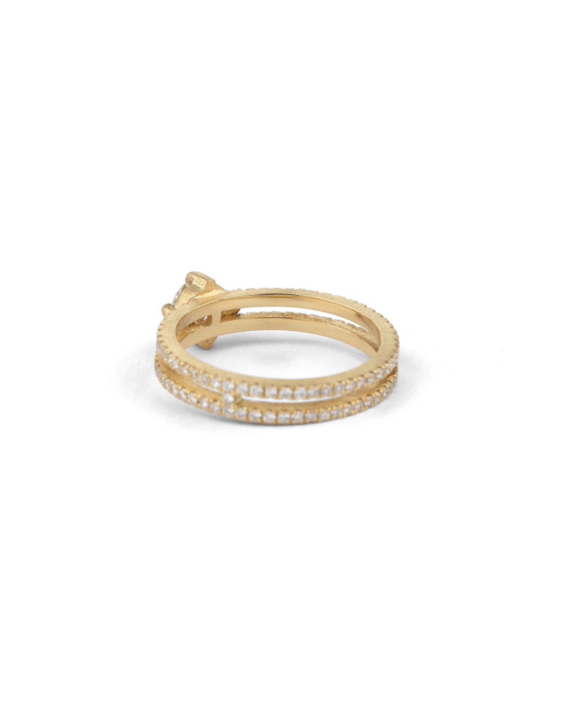 Natural Diamond Split Solo Set Bands