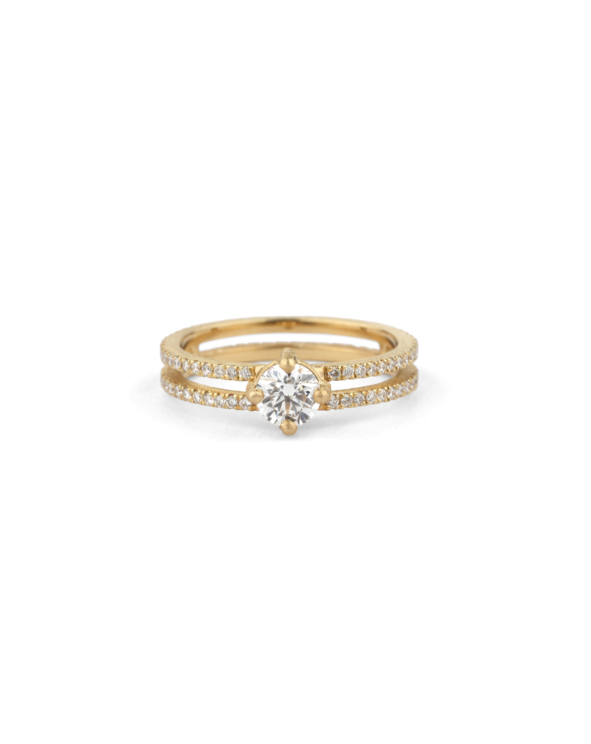 Natural Diamond Split Solo Set Bands