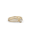Natural Diamond Split Solo Set Bands